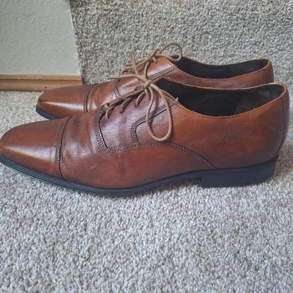 Cole Haan Mens Leather Lace Up Brown Dress Shoes Like New Size 11M main image 4